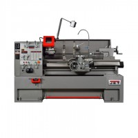 New JET GH-26130ZH Large Spindle Bore Gear Head Lathe with Acu-Rite 203 and Taper Attachment Kit