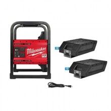 New Milwaukee MX Fuel Carry-On 3,600 Watt Lithium-Ion 2 Battery Portable Power Supply Kit