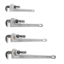 New Ridgid 10 Inch, 14 Inch, 18 Inch, and 24 Inch Aluminum Pipe Wrench Bundle