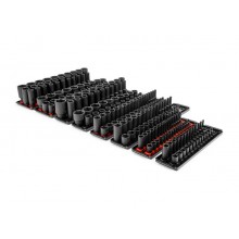 New Tekton 1/4, 3/8, 1/2 Inch 6 Point Impact Socket Set, 230 Pieces